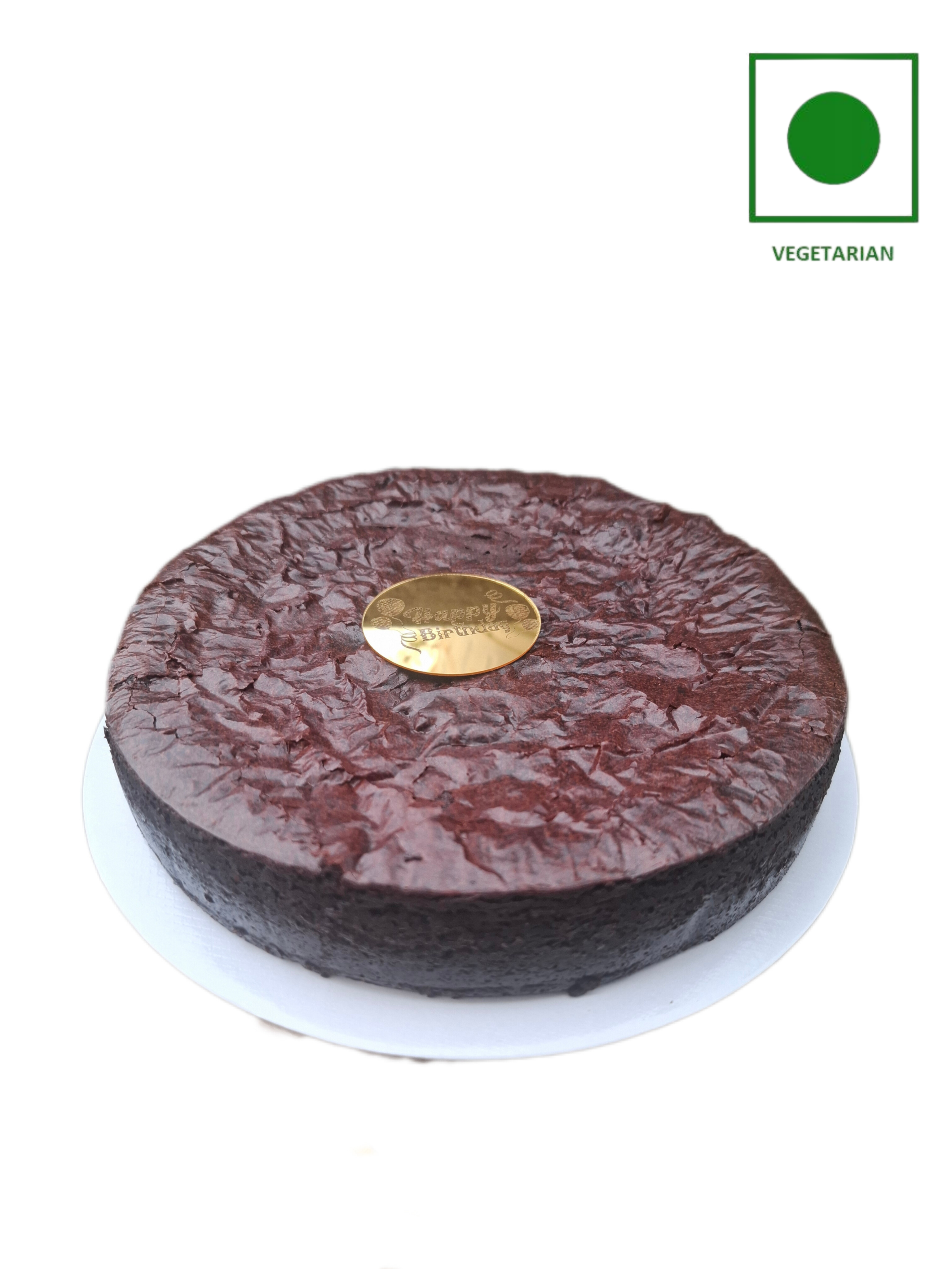plain brownie cake eggless